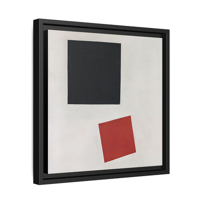 Black Square and Red Square (1915) by Kazimir Malevich  / Toile encadrée sur caisse américaine