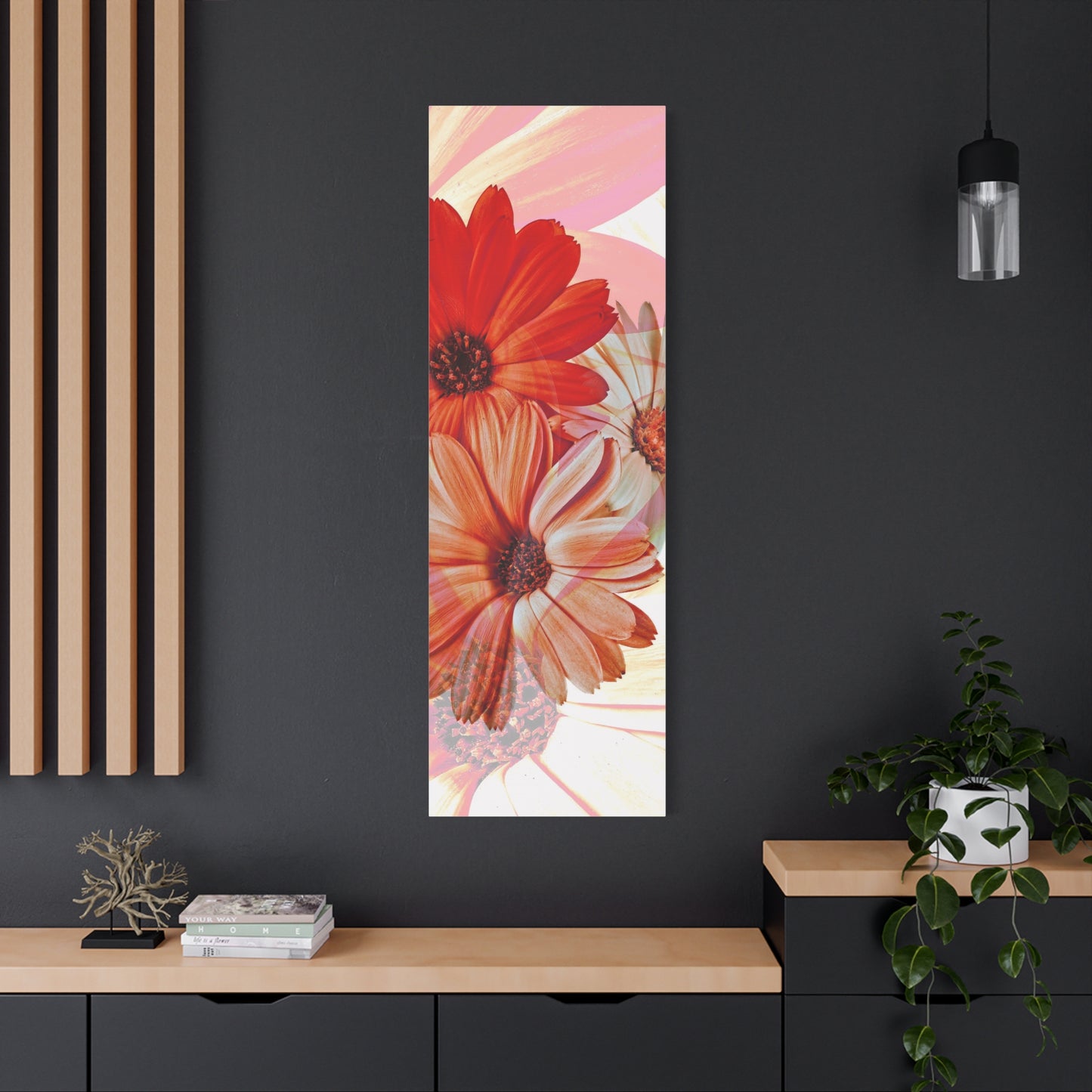Collection Signature "FLORAL Numéro 18" sur Toile Fine Art sur Toile / Epaisseur 3,2cm - 1'25 po
