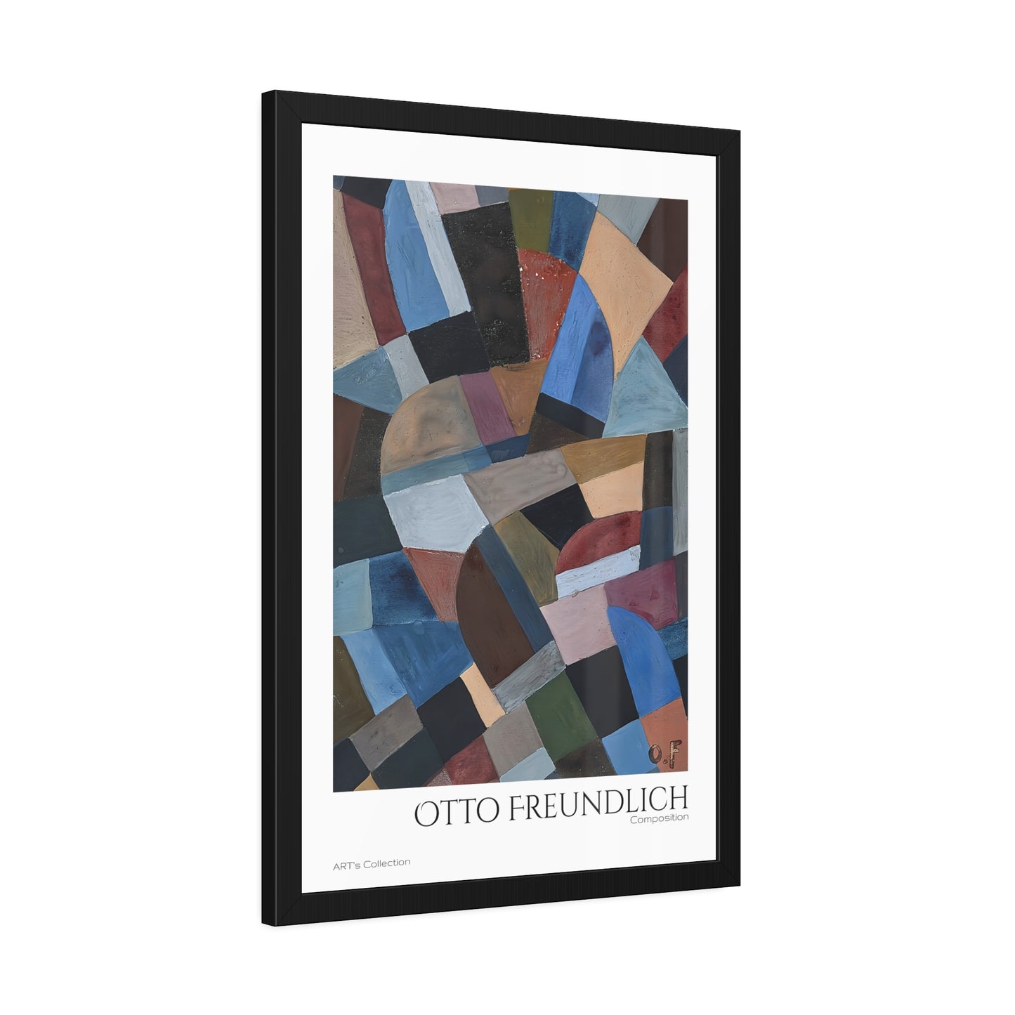 Composition by Otto Freundlich  / Affiche Encadrée série ART's Collection
