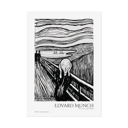 The Scream (1895) by Edvard Munch / Affiche imprimée - Série ART's Collection