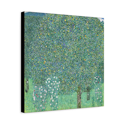 Rosebushes under the Trees (circa 1905) by Gustav Klimt / Reproduction Fine Art sur Toile / Flanc Large Epaisseur 3.2 cm - 1.25 inch