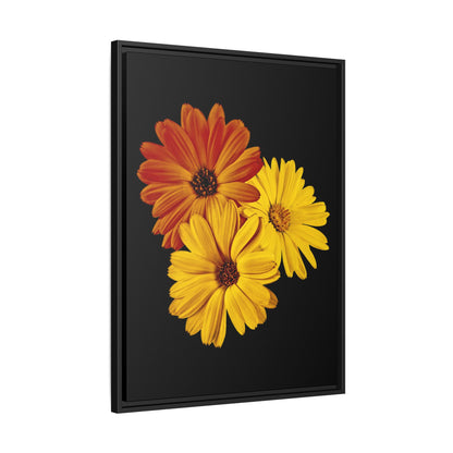 Collection Signature "FLORAL Numéro 4" sur Toile encadrée avec caisse américaine
