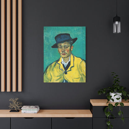 Portrait of Armand Roulin (1888) by Vincent van Gogh  / Reproduction Fine Art sur Toile / Epaisseur 3,2cm - 1'25 po