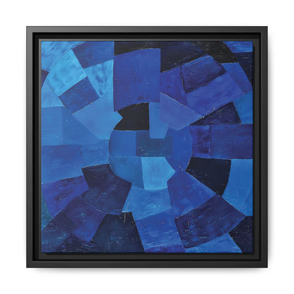 Komposition in Blau (1931) by Otto Freundlich / Toile encadrée sur caisse américaine
