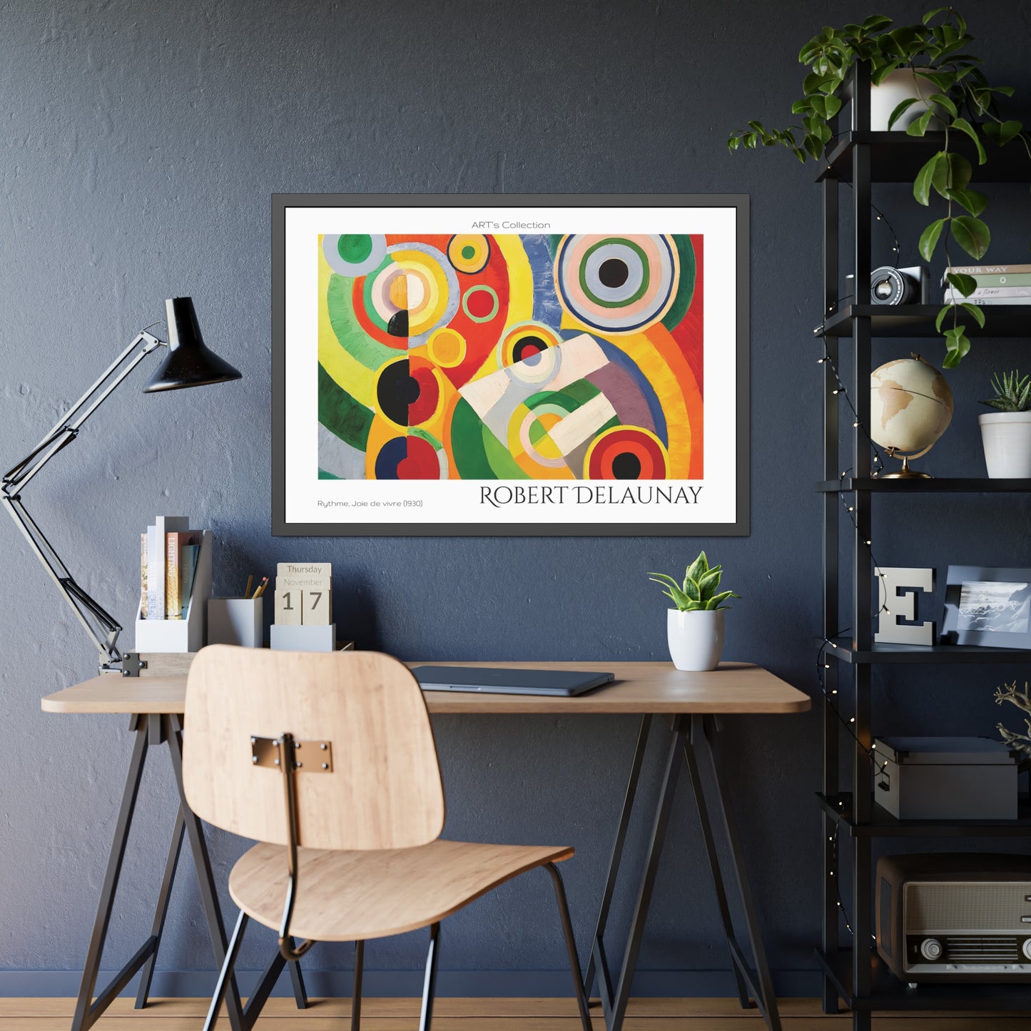 Rythme, Joie de vivre (1930)  by Robert Delaunay  / Affiche Encadrée série ART's Collection