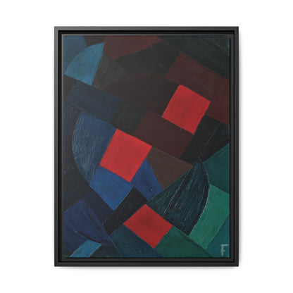 Komposition (1935-1936) by Otto Freundlich   / Toile encadrée sur caisse américaine