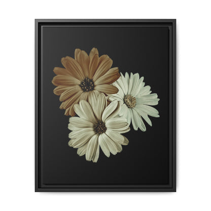 Collection Signature "FLORAL Numéro 3" sur Toile encadrée avec caisse américaine