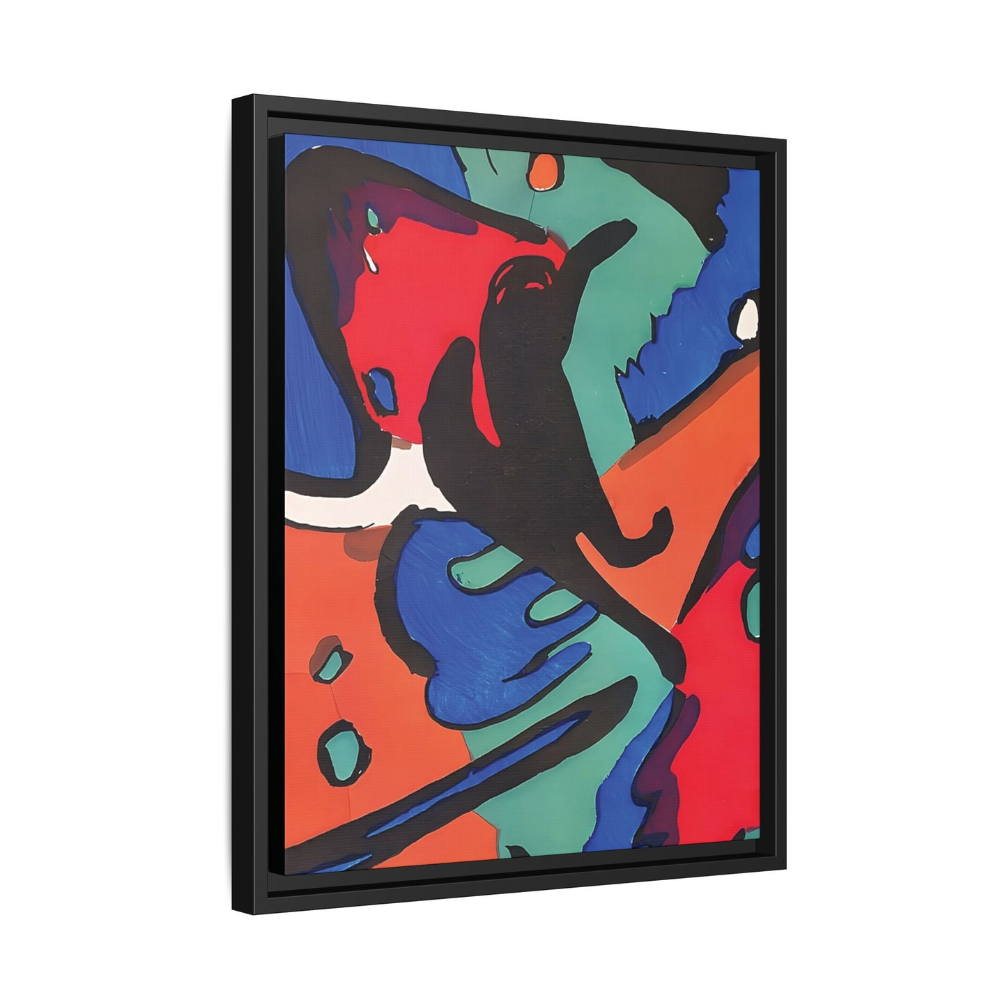 Wassily Kandinsky / Le Cavalier Bleu (1912) / Toile encadrée sur caisse américaine