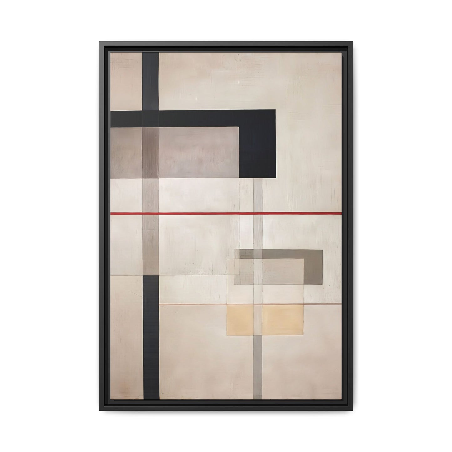 K VII (1922) by László Moholy-Nagy  / Toile encadrée sur caisse américaine