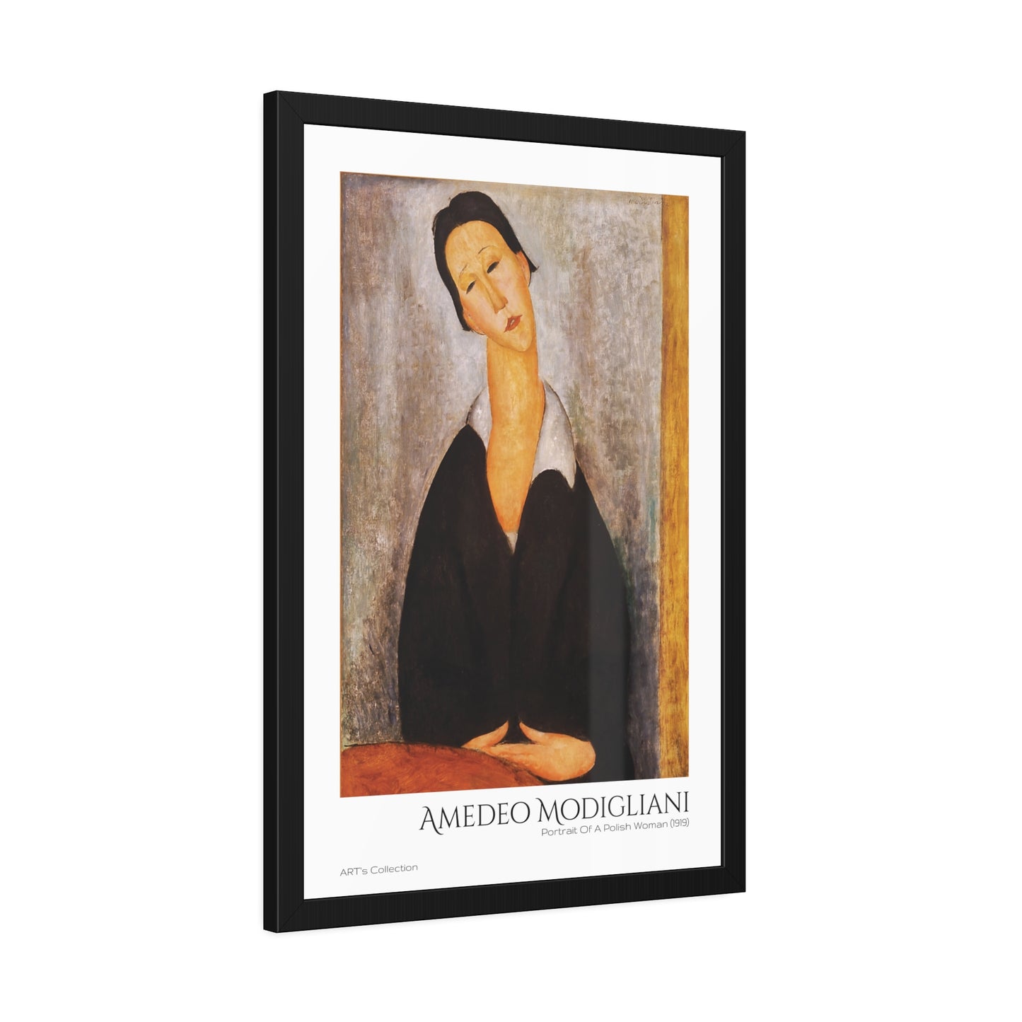 Portrait Of A Polish Woman (1919) by Amedeo Modigliani  / Affiche Encadrée série ART's Collection