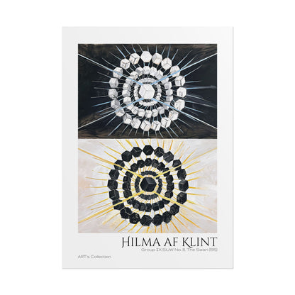 Group IX,SUW No. 8, The Swan (1915) by Hilma af Klint  / Affiche imprimée - Série ART's Collection