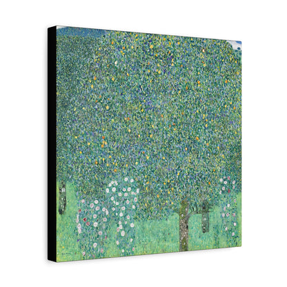 Rosebushes under the Trees (circa 1905) by Gustav Klimt / Reproduction Fine Art sur Toile / Flanc Large Epaisseur 3.2 cm - 1.25 inch