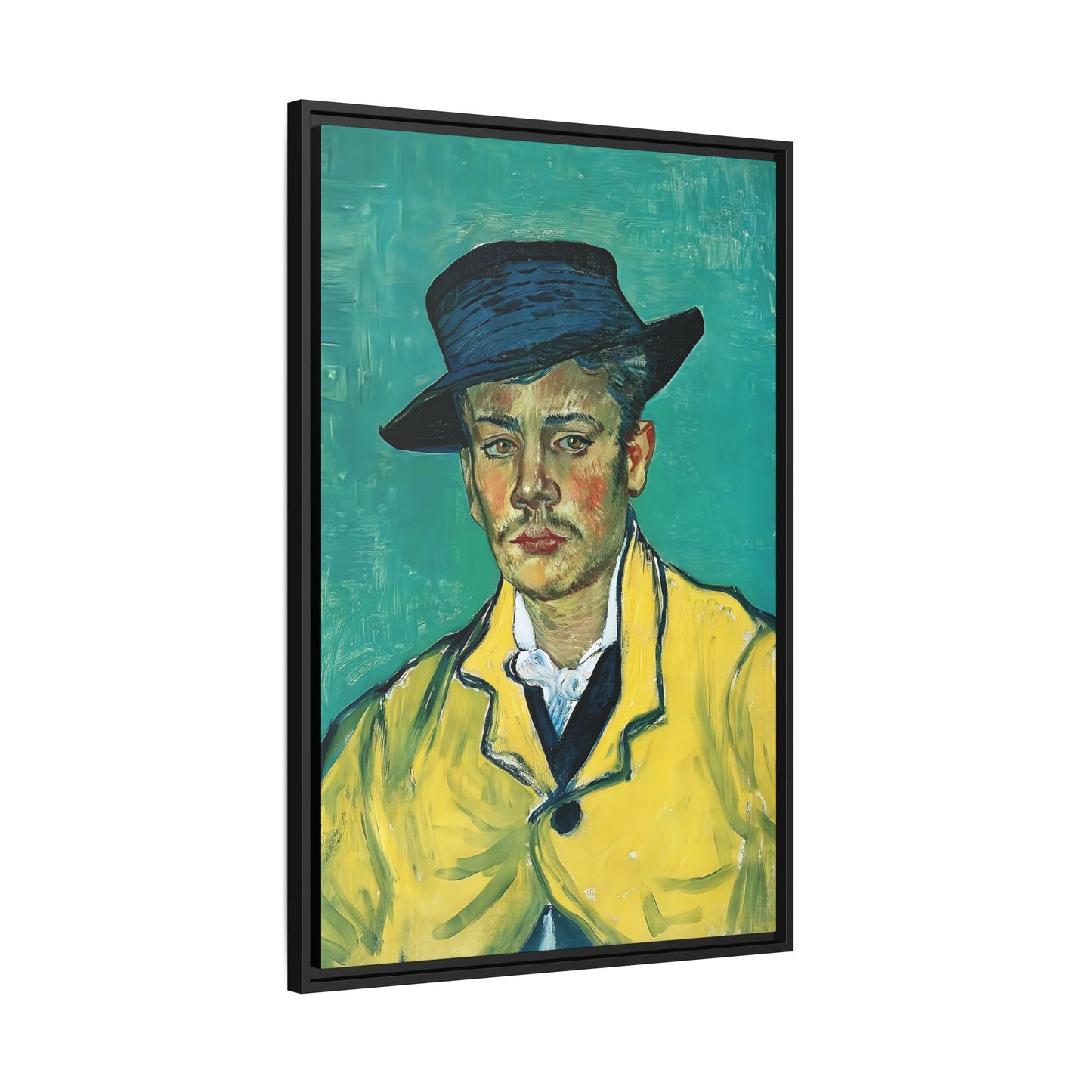 Portrait of Armand Roulin (1888) by Vincent van Gogh / Toile encadrée sur caisse américaine