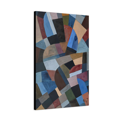 Composition by Otto Freundlich  / Reproduction Fine Art sur Toile / Epaisseur 3.2 cm - 1.25 inch