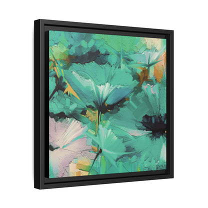 Tableau Floral Mers du Sud "Série Sign Collections" / Toile encadrée sur caisse américaine