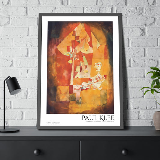 The Man Under the Pear Tree (1921) by Paul Klee / Affiche Encadrée série ART's Collection
