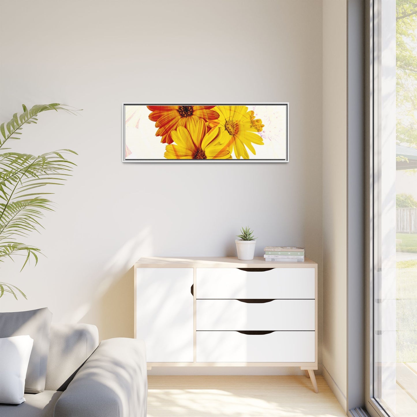 Collection Signature "FLORAL Numéro 13" sur Toile encadrée avec caisse américaine