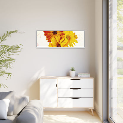 Collection Signature "FLORAL Numéro 13" sur Toile encadrée avec caisse américaine