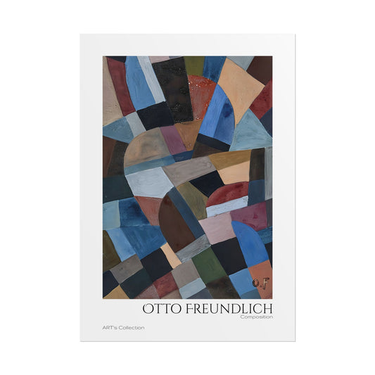 Composition by Otto Freundlich / Affiche imprimée - Série ART's Collection