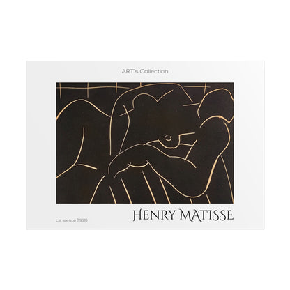 La sieste (1938) by Henry Matisse / Affiche imprimée - Série ART's Collection