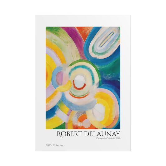Disques Colorés (1913) by Robert Delaunay / Affiche imprimée - Série ART's Collection