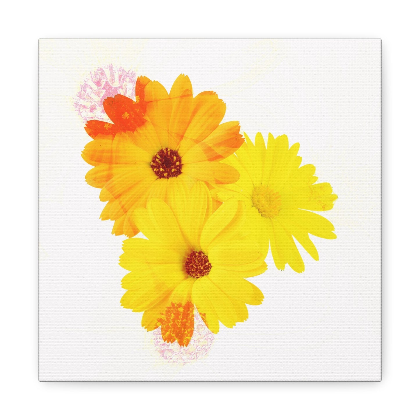 Collection Signature "FLORAL Numéro 16" sur Toile Fine Art sur Toile / Epaisseur 3,2cm - 1'25 po