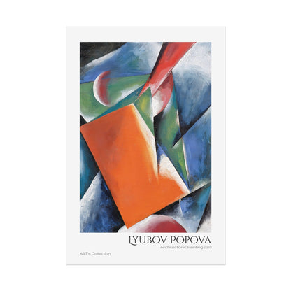 Architectonic Painting (1917) by Lyubov Popova / Affiche imprimée - Série ART's Collection