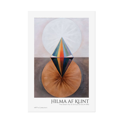 The Swan, No. 12, Group IX-SUW (1915)  by Hilma af Klint  / Affiche imprimée - Série ART's Collection