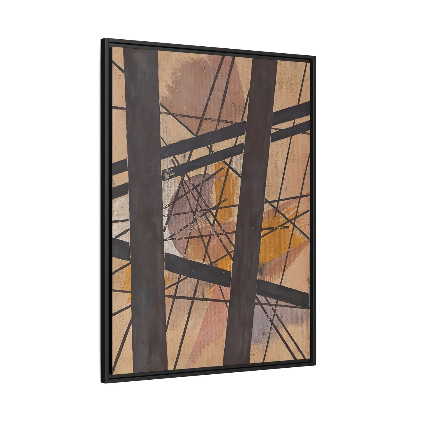 Raum-Kraft Komposition (1921-22) by Lyubov Popova / Toile encadrée sur caisse américaine