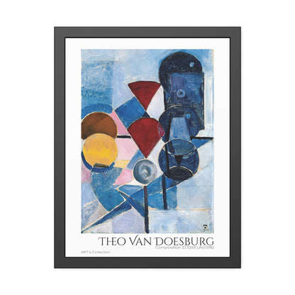 Composition II - Still Life (1916) by Theo Van Doesburg / Affiche Encadrée série ART's Collection