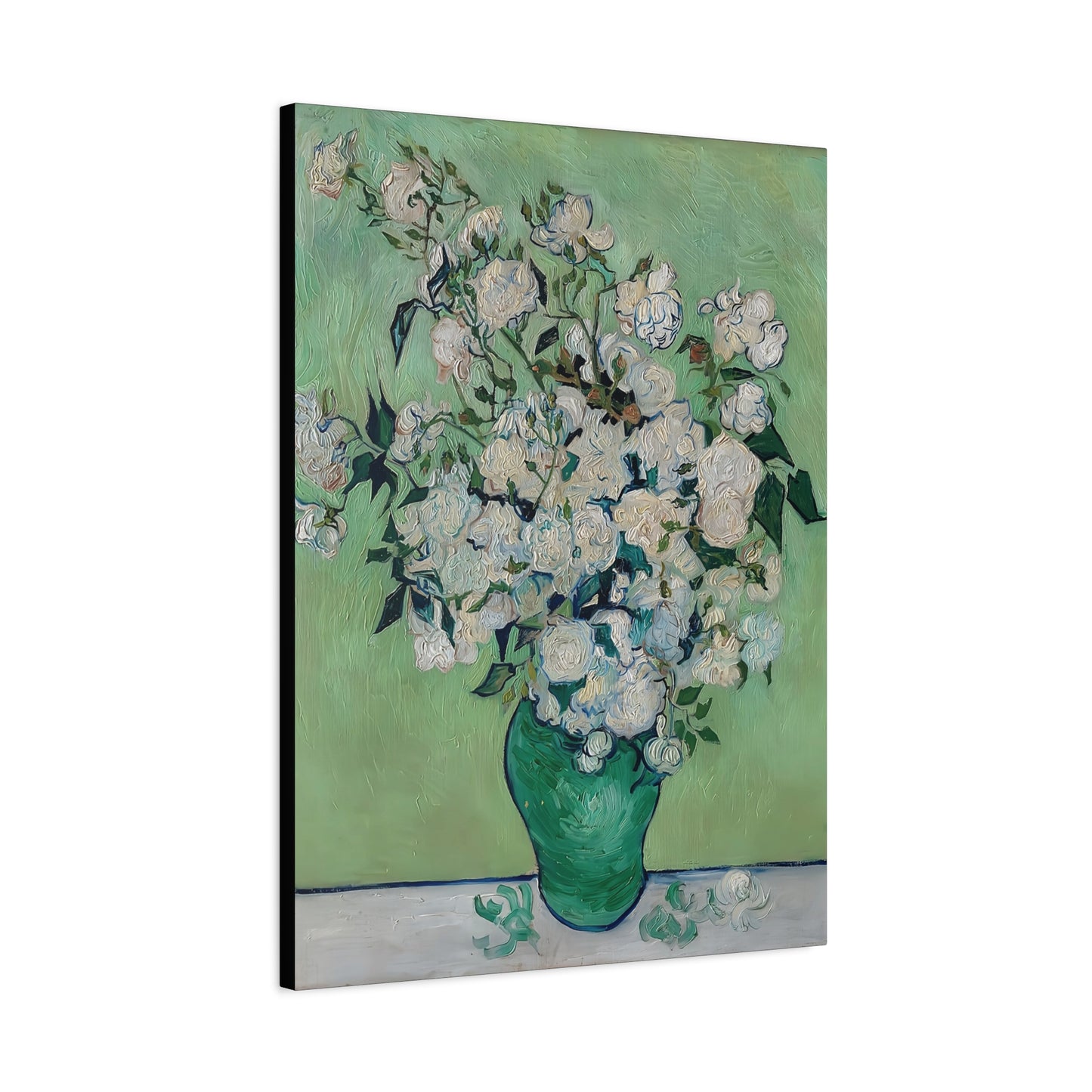 Roses (1890) by Vincent van Gogh  / Reproduction Fine Art sur Toile / Epaisseur 3,2cm - 1'25 po