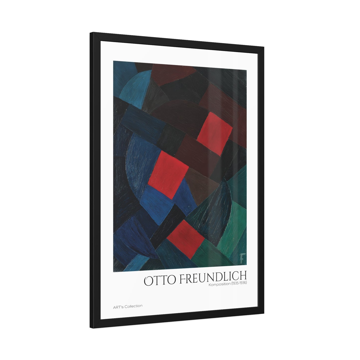 Komposition (1935-1936) by Otto Freundlich  / Affiche Encadrée série ART's Collection
