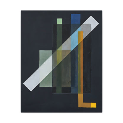 Construction (1924) by László Moholy-Nagy  / Reproduction Fine Art sur Toile /  Epaisseur 3.2 cm - 1.25 inch