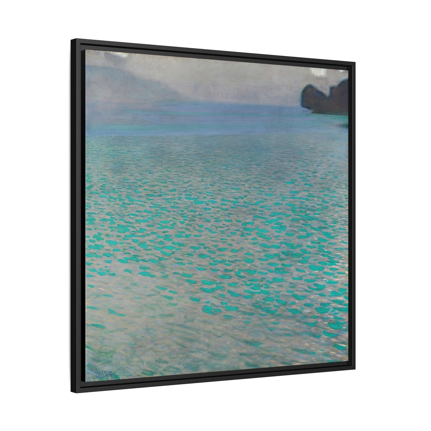 Attersee (1900)  by Gustav Klimt / Toile encadrée sur caisse américaine
