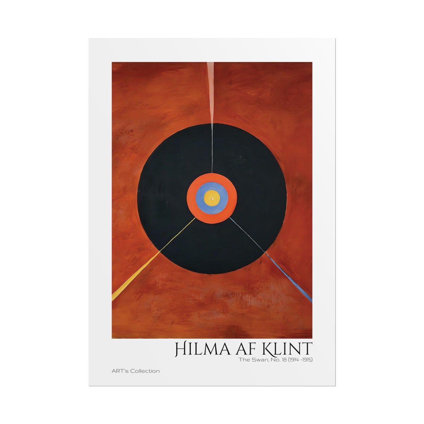 The Swan, No. 18 (1914 -1915) by Hilma af Klint  / Affiche imprimée - Série ART's Collection