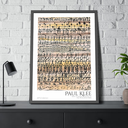 ERA. Cooling in a Garden of the Torrid Zone (1923) by Paul Klee / Affiche Encadrée série ART's Collection