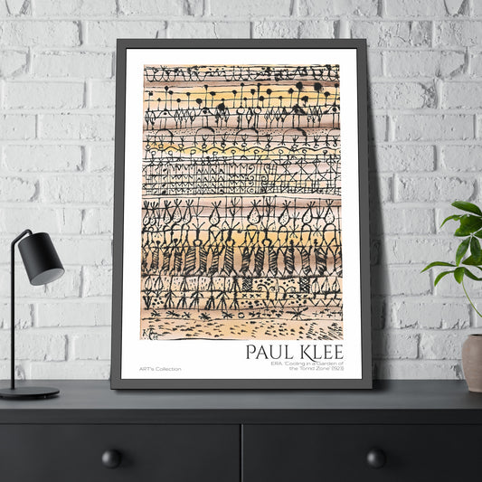 ERA. Cooling in a Garden of the Torrid Zone (1923) by Paul Klee / Affiche Encadrée série ART's Collection