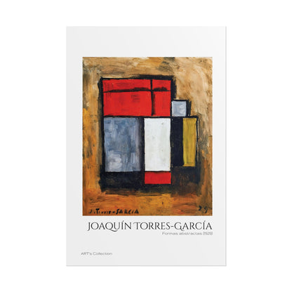 Formas abstractas (1929) by Joaquín Torres-García  / Affiche imprimée - Série ART's Collection