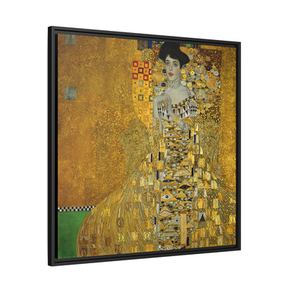 Portrait of Adele Bloch-Bauer I (1907)  by Gustav Klimt / Toile encadrée sur caisse américaine