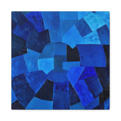 Komposition in Blau (1931) by Otto Freundlich  / Reproduction Fine Art sur Toile / Epaisseur 3,2cm - 1'25 po