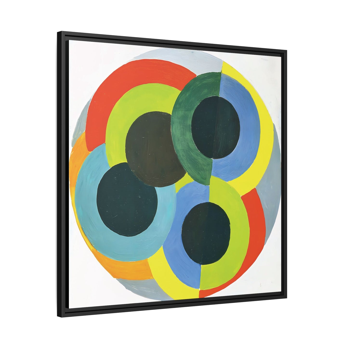 Disks (1930-1933) by Robert Delaunay  / Toile encadrée sur caisse américaine