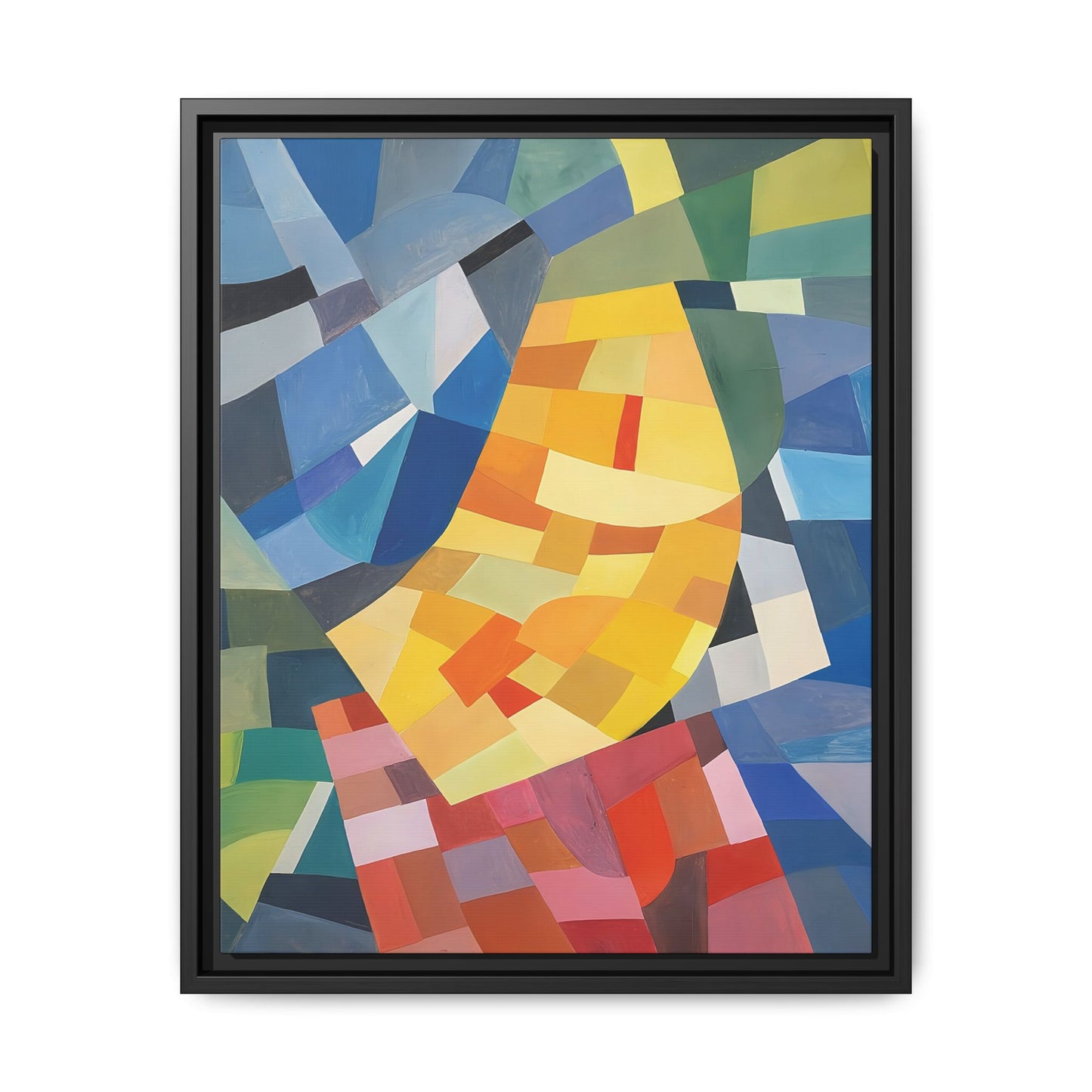 Komposition (1930) by Otto Freundlich   / Toile encadrée sur caisse américaine