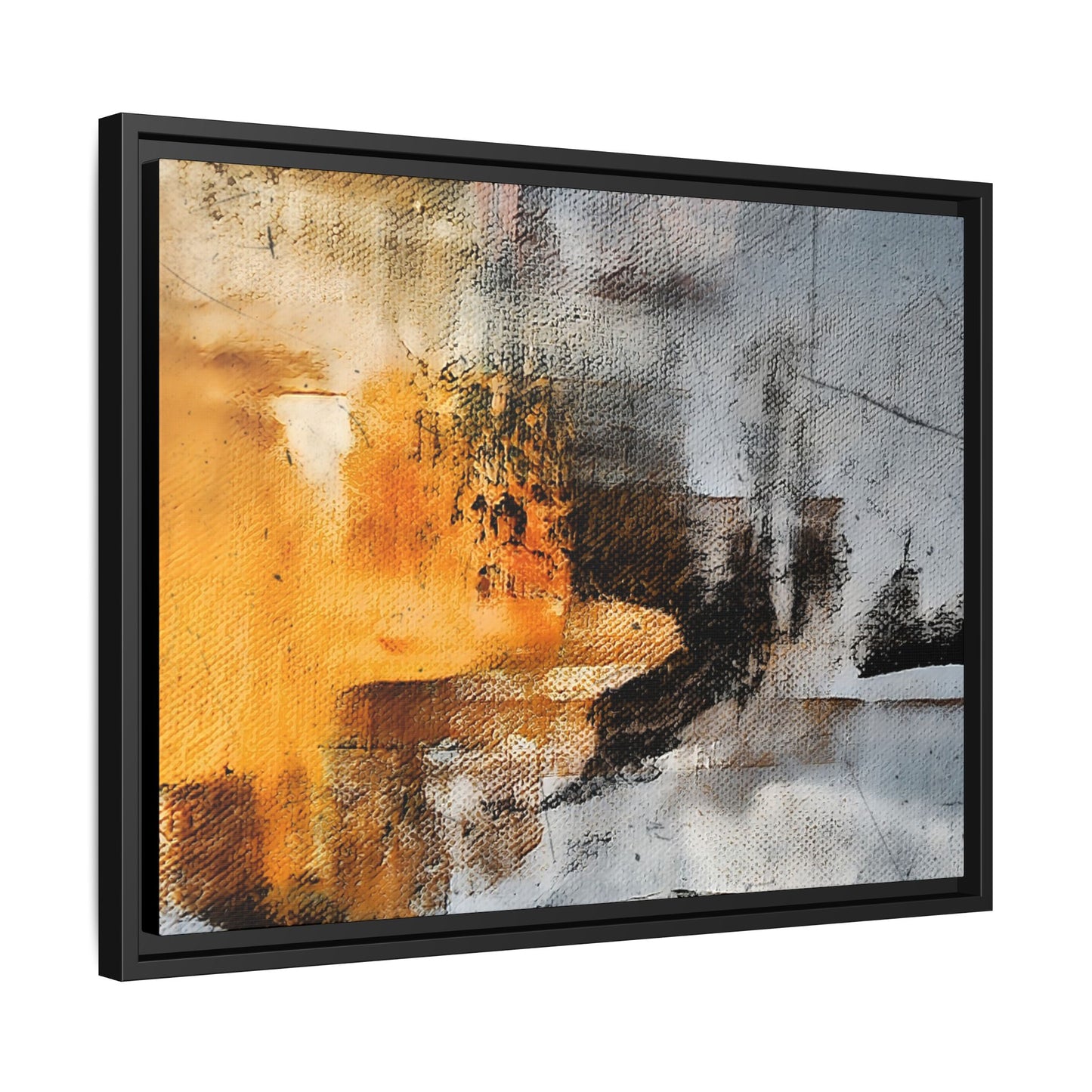 Tableau Graphic Ceylan "Série Sign Collections" / Toile encadrée sur caisse américaine