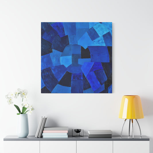 Komposition in Blau (1931) by Otto Freundlich  / Reproduction Fine Art sur Toile / Epaisseur 3,2cm - 1'25 po