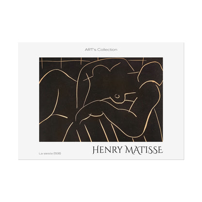 La sieste (1938) by Henry Matisse / Affiche imprimée - Série ART's Collection