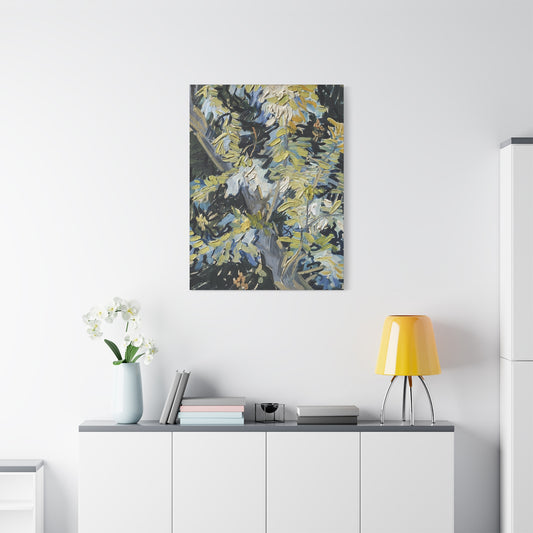 Acacia in Flowers by Vincent van Gogh  / Reproduction Fine Art sur Toile / Epaisseur 3,2cm - 1'25 po