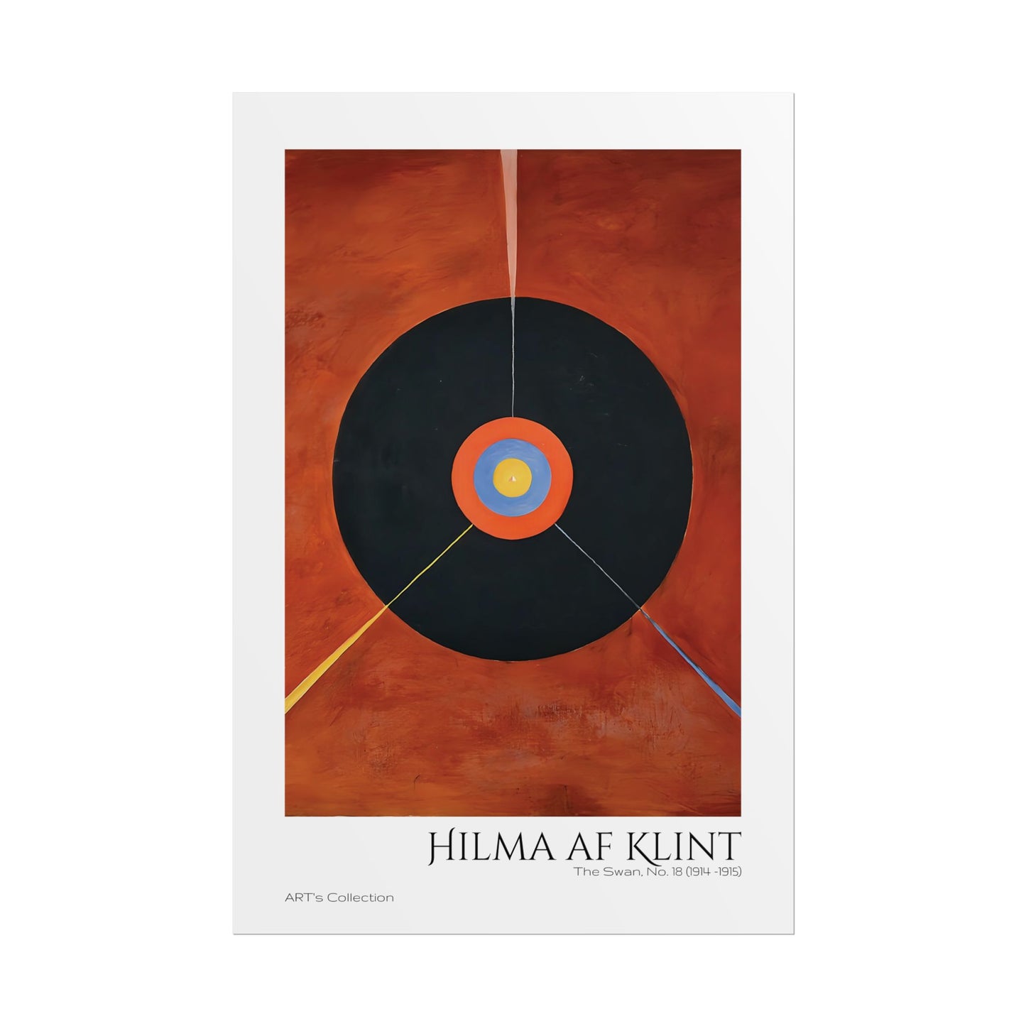 The Swan, No. 18 (1914 -1915) by Hilma af Klint  / Affiche imprimée - Série ART's Collection
