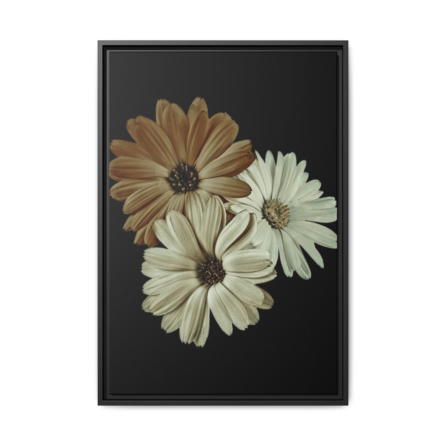 Collection Signature "FLORAL Numéro 3" sur Toile encadrée avec caisse américaine