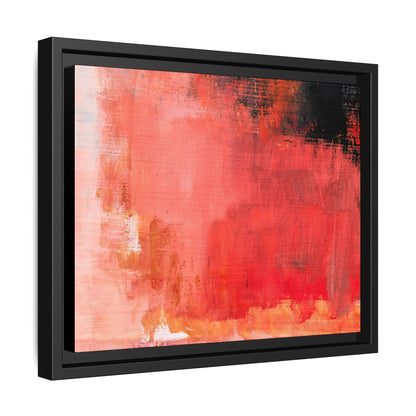 Tableau Contemporain Ecarlate "Série Sign Collections" / Toile encadrée sur caisse américaine