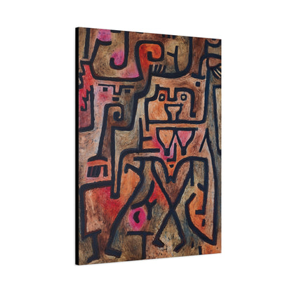 Forest Witches (1938) by Paul Klee / Reproduction Fine Art sur Toile / Epaisseur 3,2cm - 1'25 po